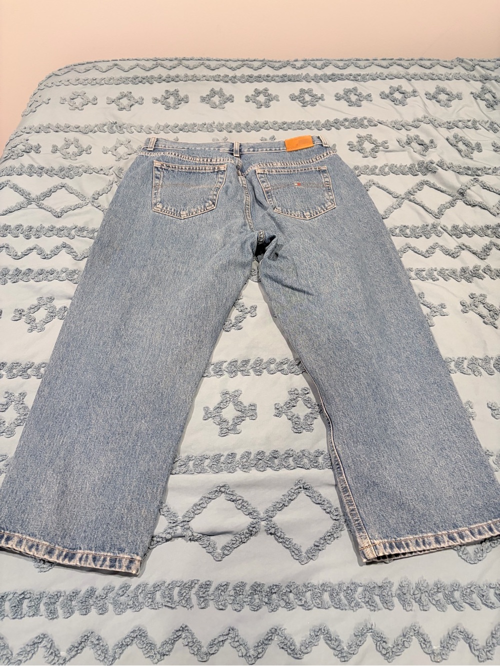 Tommy Hilfiger Jeans Vintage Wide Leg Crop Jeans – Size 14 - Picture 2 of 10